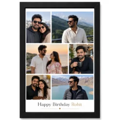 Husband Photo Frame Birthday Minimal Theme