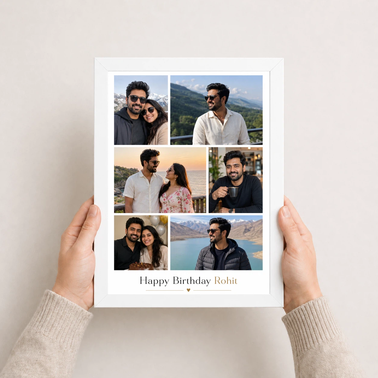 Husband Photo Frame Birthday Minimal Theme 7 Husband Photo Frame Birthday Minimal Theme - Image 7