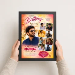 husband photo frame my life my love birthday collage black 3