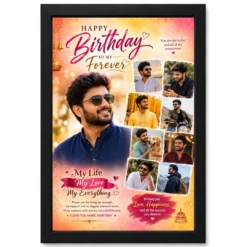 Husband Photo Frame My Life My Love Birthday Collage