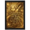 kalam dream not sleeping inspirational quote gold art 10 black main