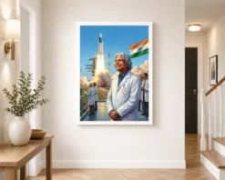 kalam isro rocket launch scientist india space achievement art 02 white 2