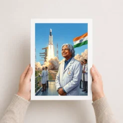 kalam isro rocket launch scientist india space achievement art 02 white 3