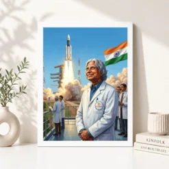 kalam isro rocket launch scientist india space achievement art 02 white 4