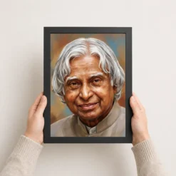 kalam portrait white hair inspiring smile gentle wisdom art 05 black 3