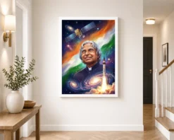 kalam satellite stars agni missile space india dream art 08 white 2
