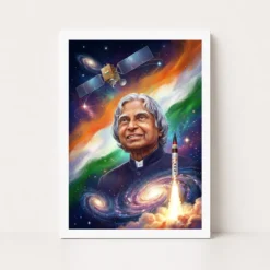 kalam satellite stars agni missile space india dream art 08 white main