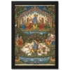 krishna pattachitra odisha folk art nature pattern 24 black main