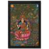lakshmi gond tribal peacock nature vibrant colorful art 20 black main