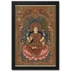 lakshmi kalamkari andhra traditional earthy folk art 14 black main