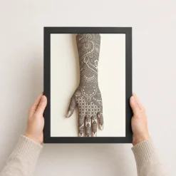 line art mehndi hand henna intricate black cream art 11 black 3