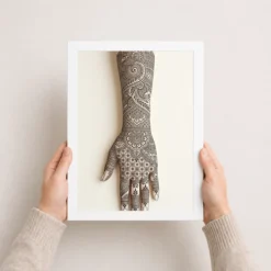 line art mehndi hand henna intricate black cream art 11 white 3