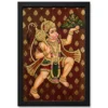 lord hanuman tanjore painting sanjeevani gold south indian art 01 black main