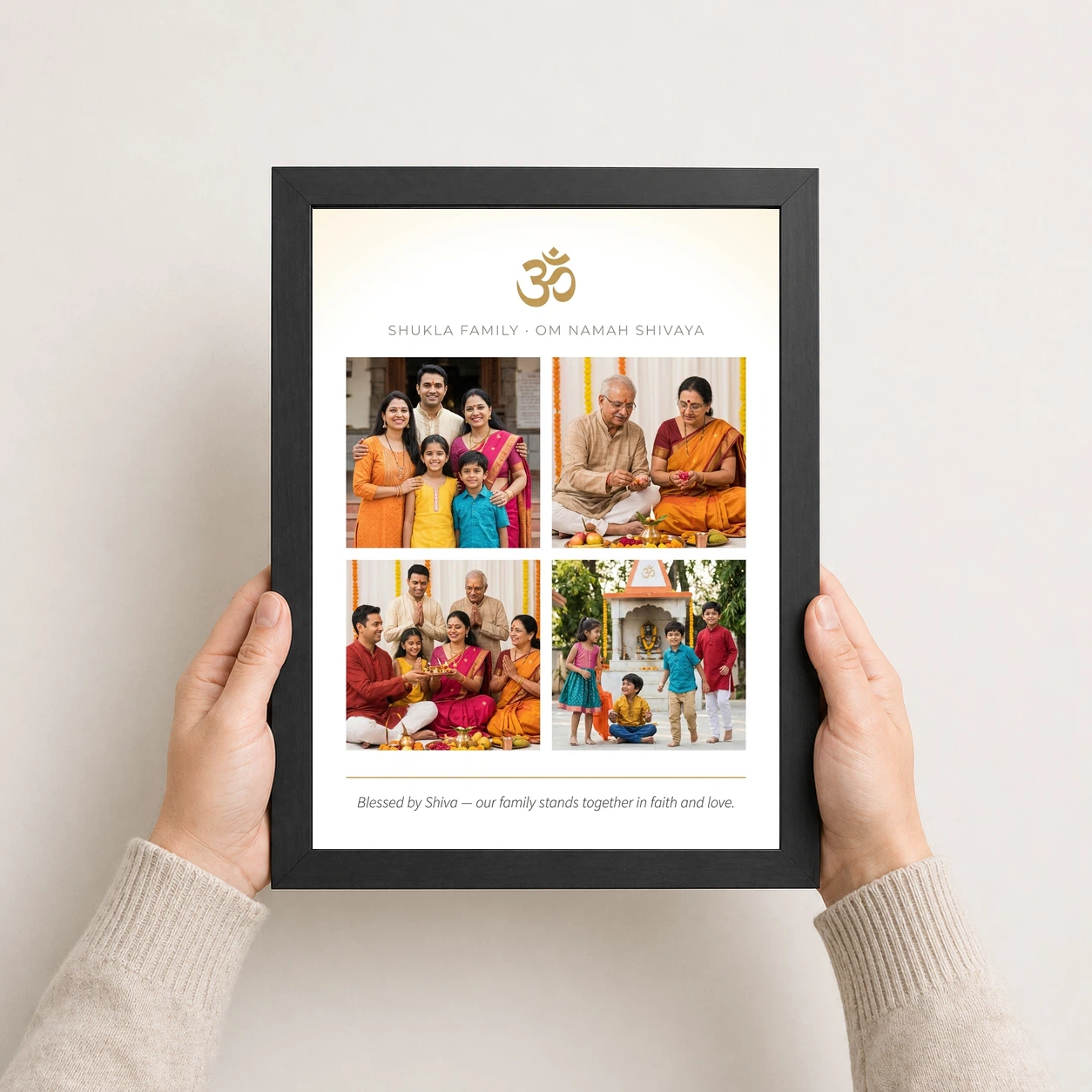 Lord Shiva Family Photo Frame Cosmic Ethereal Spiritual Art Photo Frame 3 Lord Shiva Family Photo Frame Cosmic Ethereal Spiritual Art Photo Frame - Image 3