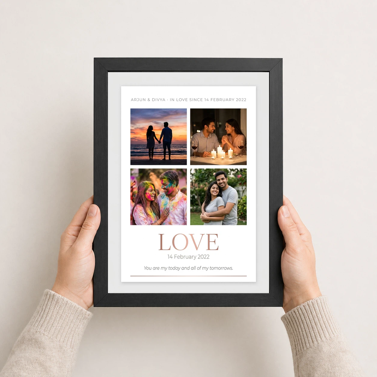 Love Collage Photo Frame Bold Red Roses Romantic Love Photo Frame 3 Love Collage Photo Frame Bold Red Roses Romantic Love Photo Frame - Image 3