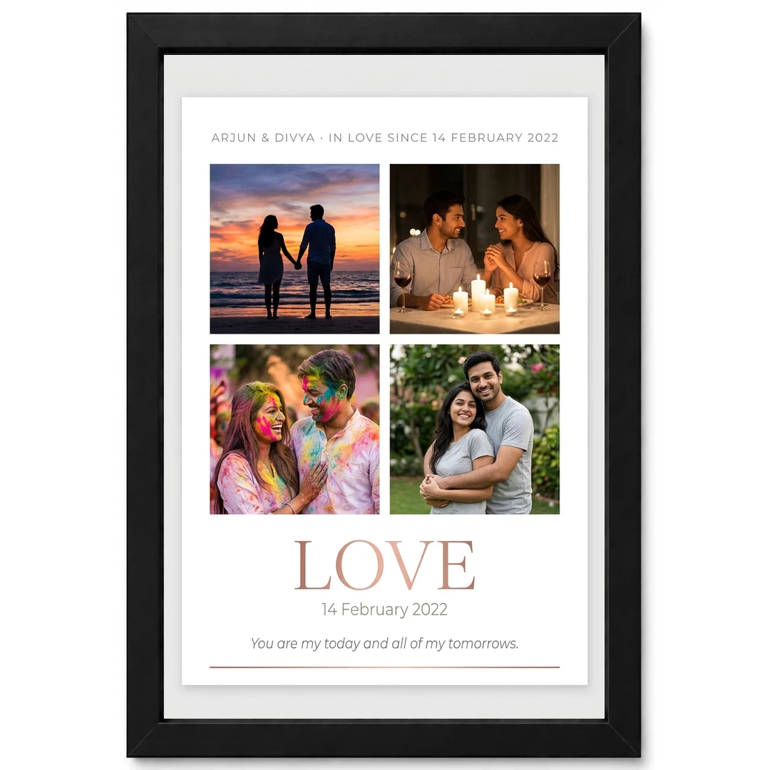 Love Collage Photo Frame Bold Red Roses Romantic Love Photo Frame 1 Love Collage Photo Frame Bold Red Roses Romantic Love Photo Frame