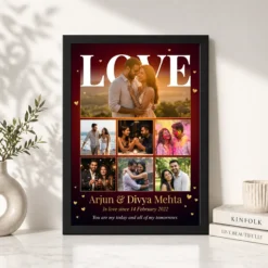 love collage photo frame pastel dreamy love story romantic photo frame 02 black 4