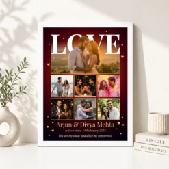 love collage photo frame pastel dreamy love story romantic photo frame 02 white 4