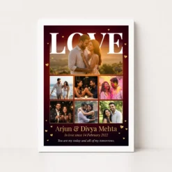 love collage photo frame pastel dreamy love story romantic photo frame 02 white main
