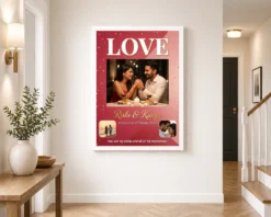 love couple photo frame romantic sunset love illustration photo frame 01 white 2