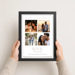 love couple photo frame starry night dreamy romance photo frame 03 black 3