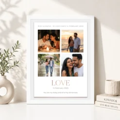 love couple photo frame starry night dreamy romance photo frame 03 white 4