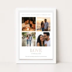love couple photo frame starry night dreamy romance photo frame 03 white main