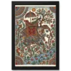 madhubani elephant motif bold colorful auspicious folk art 10 black main