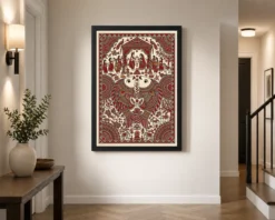 madhubani fish motifs marriage red black bihar traditional art 02 black 2