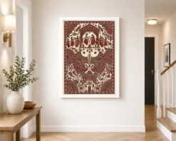 madhubani fish motifs marriage red black bihar traditional art 02 white 2