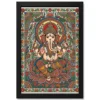Madhubani Ganesha Maithili Intricate Festival Folk Art Photo Frame 17 madhubani ganesha maithili intricate festival folk art 11 black main