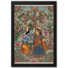 madhubani krishna radha folk patterns vibrant bihar art 04 black main