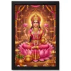 Mahalakshmi Four Arms Lotus Gold Pink Diwali Devotional Art Photo Frame 16 mahalakshmi four arms lotus gold pink diwali devotional art 02 black main