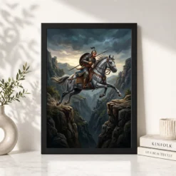 maharana pratap chetak horse gorge memorial emotional art 10 black 4