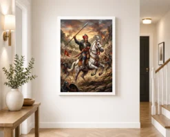maharana pratap chetak horse haldighati battle warrior art 01 white 2