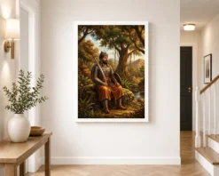 Maharana Pratap Forest Exile Determination Rajput Pride Art Photo Frame 14 maharana pratap forest exile determination rajput pride art 02 white 2