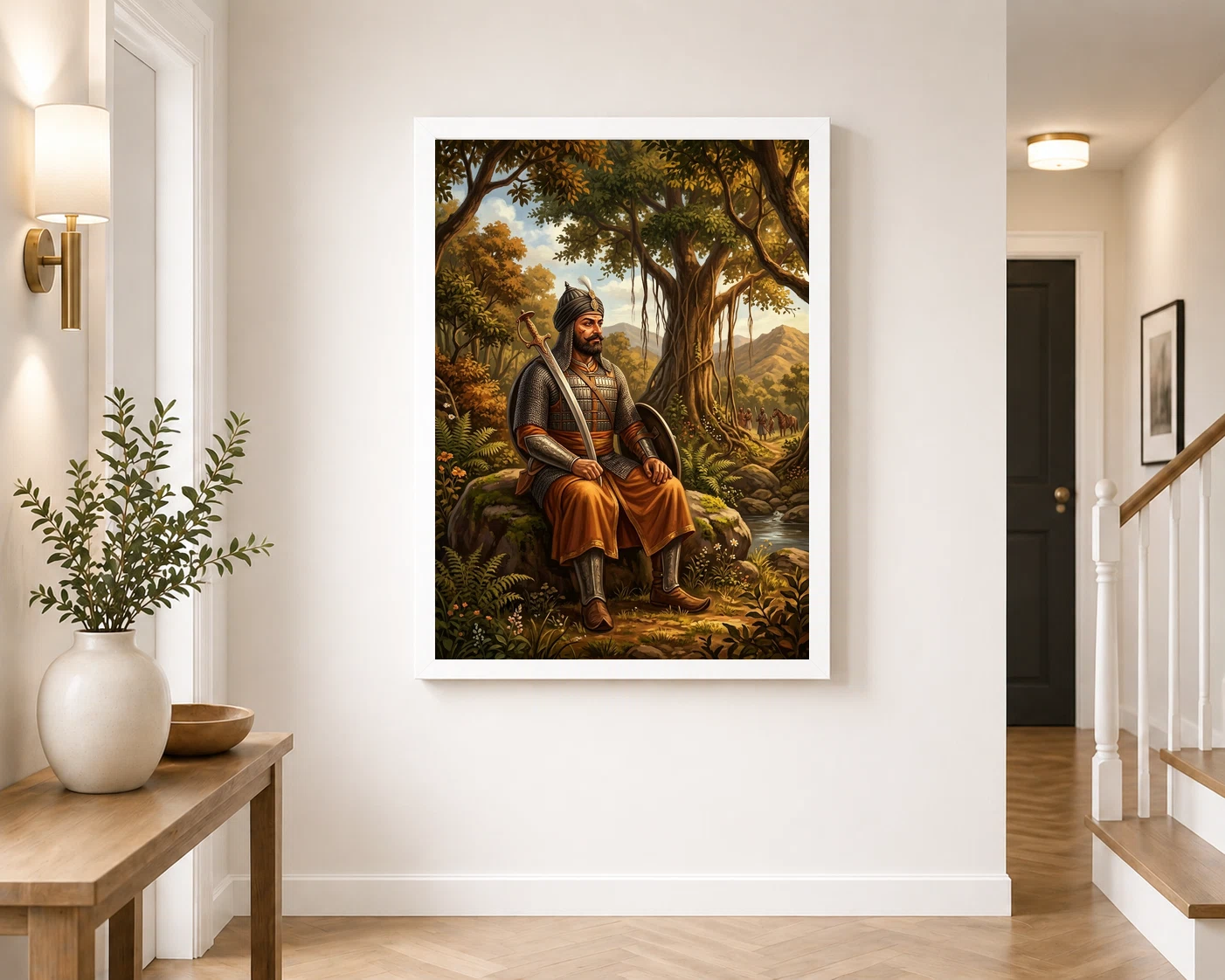 Maharana Pratap Forest Exile Determination Rajput Pride Art Photo Frame 7 Maharana Pratap Forest Exile Determination Rajput Pride Art Photo Frame - Image 7