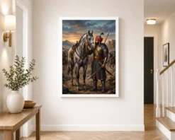 maharana pratap loyal chetak horse bond historical art 04 white 2