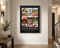 Alternative view of Multi Photo Collage Frame Pastel Cherished Memories Photo Frame