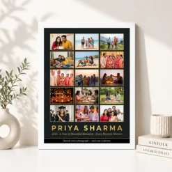 multi photo collage frame pastel cherished memories photo frame 02 white 4