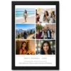 Multi Photo Collage Frame Vintage Retro Memories Photo Frame 17 multi photo collage frame vintage retro memories photo frame 03 black main