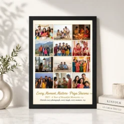 Multi Photo Collage Frame Warm Grid Family Memories Photo Frame 11 multi photo collage frame warm grid family memories photo frame 01 black 4