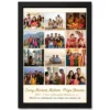 multi photo collage frame warm grid family memories photo frame 01 black main