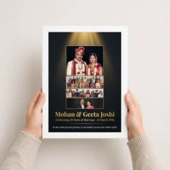 Parents Anniversary Collage Love Story Grid Memories Photo Frame 14 parents anniversary collage love story grid memories photo frame 02 white 3