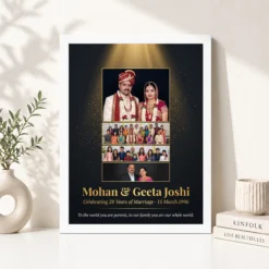 Parents Anniversary Collage Love Story Grid Memories Photo Frame 15 parents anniversary collage love story grid memories photo frame 02 white 4