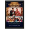 parents anniversary mom dad romantic rose together forever photo frame 02 black main