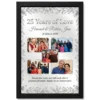 parents anniversary silver 25th jubilee wishes celebration photo frame 01 black main