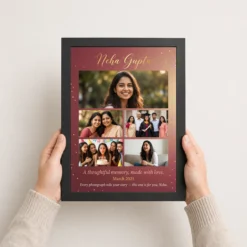 Personalized Collage Photo Frame Custom Name Elegant Multi Photo Frame 10 personalized collage photo frame custom name elegant multi photo frame 01 black 3