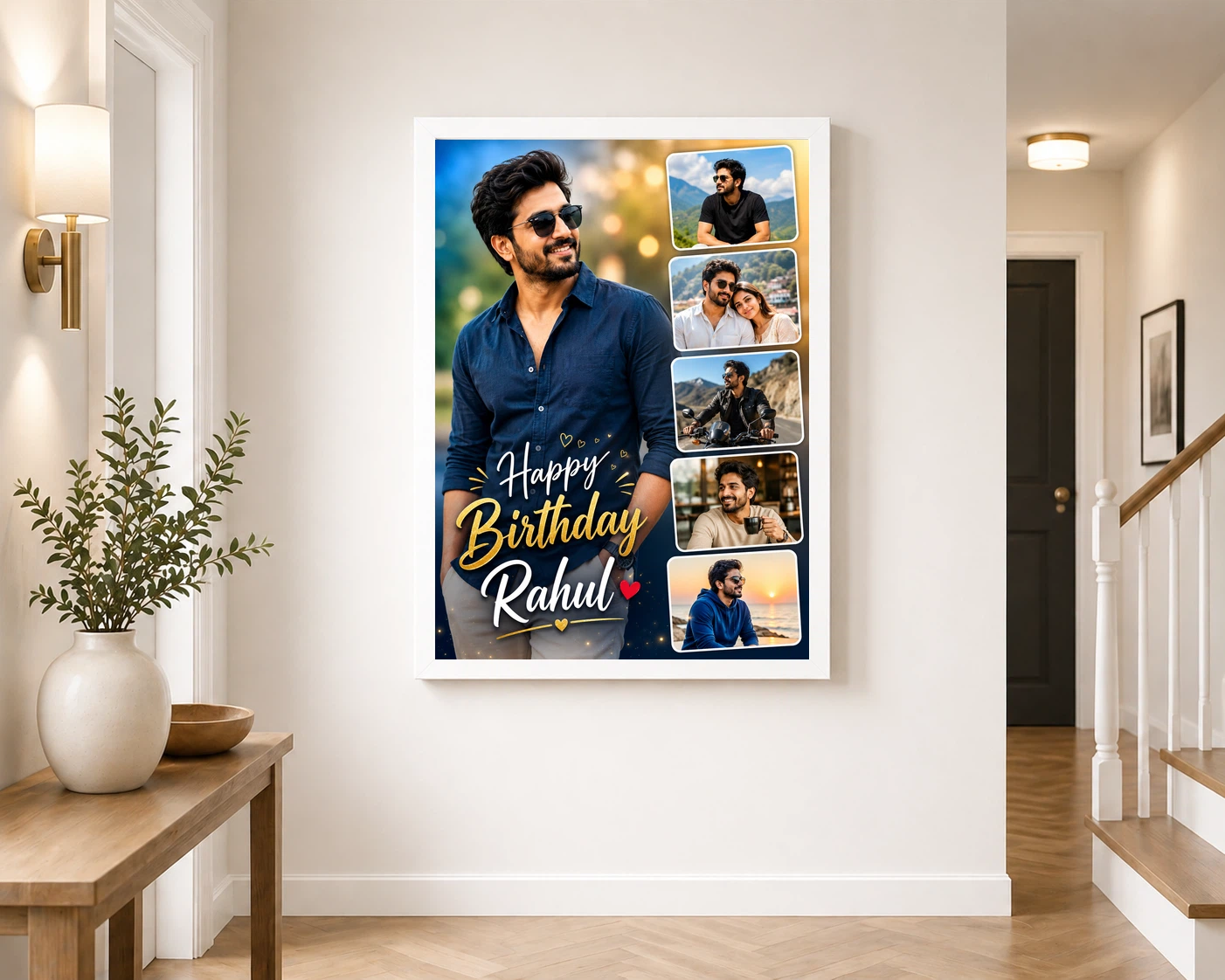 Photo Frame for Husband Birthday 5 Photo Collage 6 Photo Frame for Husband Birthday 5 Photo Collage - Image 6