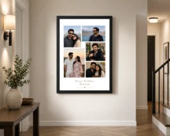 Alternative view of Photo Frame for Husband Birthday Gift Romantic Design